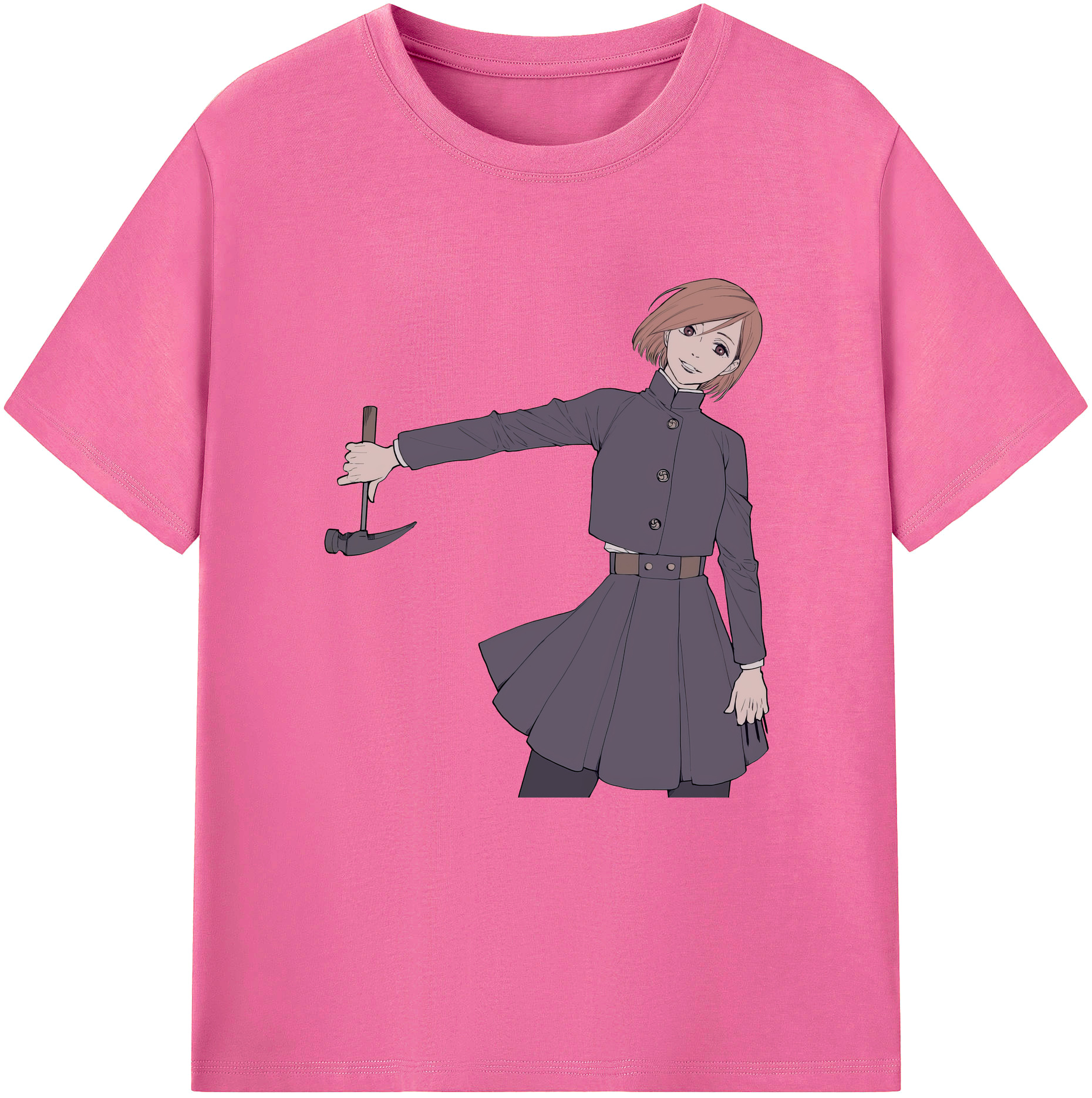 （画像用） 呪術廻戦 Jujutsu Kaisen レディースカジュアルプリントTシャツ（綿100％）